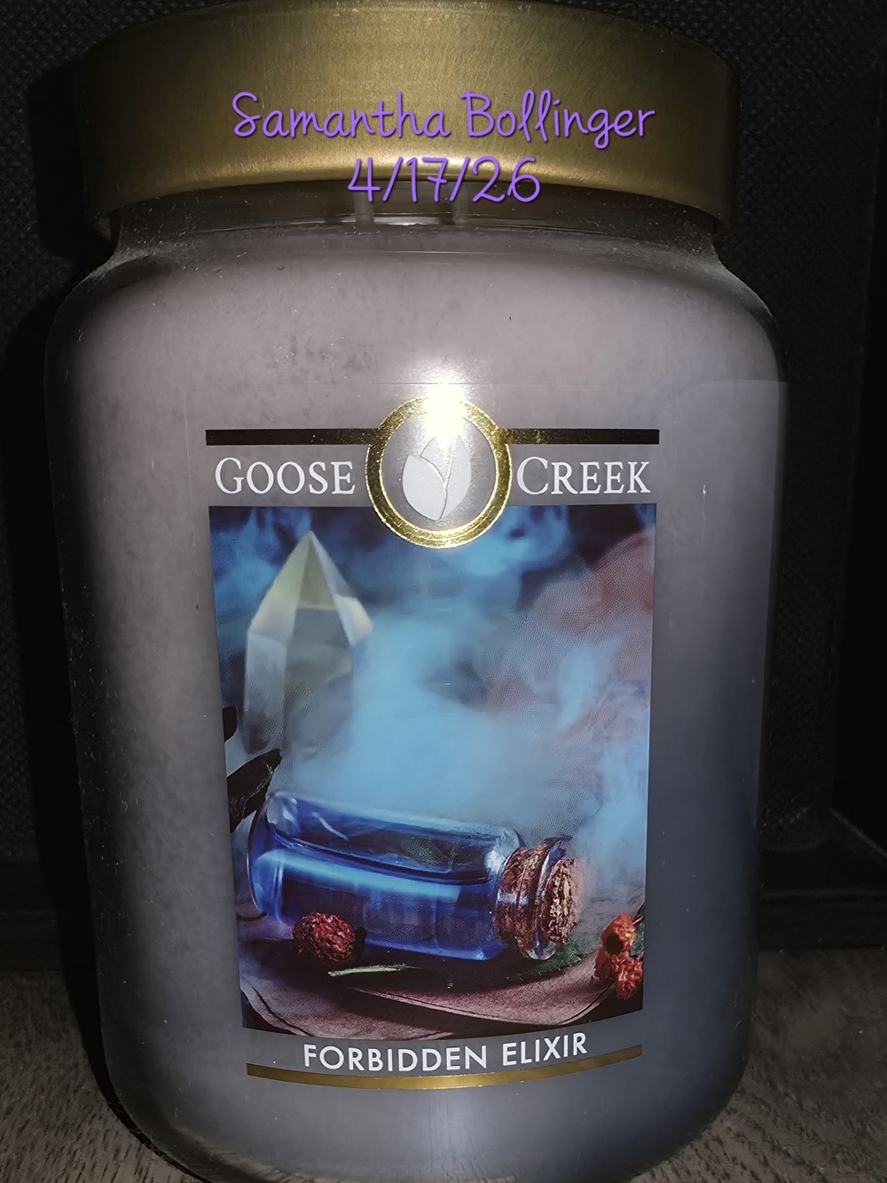 Goose Creek "Forbidden Elixir" Large Jar Candle